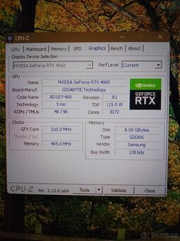 nVidia GeForce RTX 4060 8gb