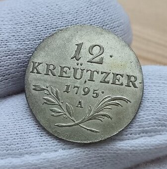 12 Krejcar 1795 - František Josef II. Top stav - 1