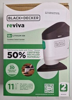 Black & Decker AKU vibrační bruska REVDS12C