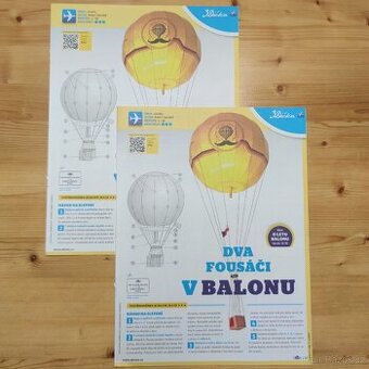 Sada vystřihovánek – balóny, továrny a házedla z ABC