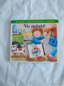 Kniha tvrdá stránky, v okýnku má malou knihu, nová , - 1