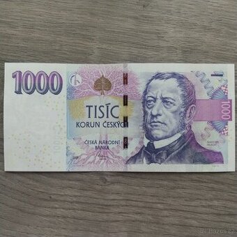 Chybotisk 1000 Kč, rok 2008, série V