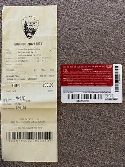 Annual pass - America the beautiful - národní parky USA