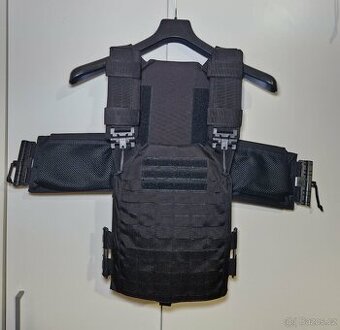 Nosič Plátů / Balistická Vesta + Pláty, černý