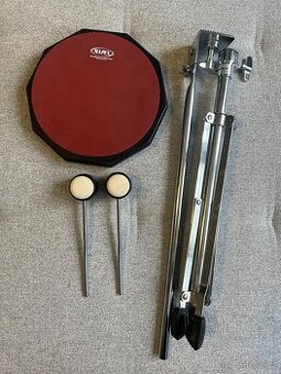 Tréninková podložka stojan paličky pro bubeníky