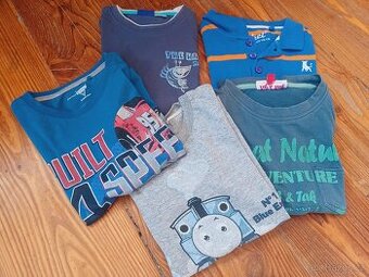 5x triko krátký rukáv 104