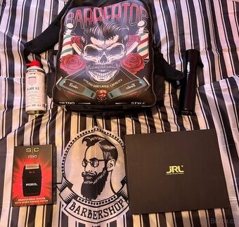 Kompletní sada pro barbera - clipper, trimmer, shaver, nůžky