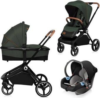 Kočárek Lionelo 3v1 forest green