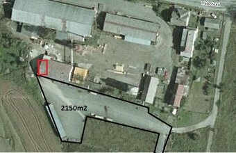 Pronájem asfaltová plocha, kancelář