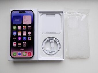   APPLE iPhone 14 Pro 128GB Silver - ZÁRUKA - TOP STAV