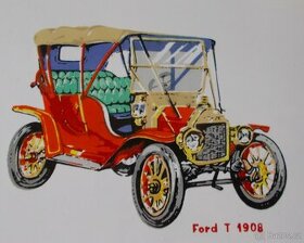 Dlaždička, veterán, Ford 1908