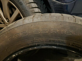 1 ks letní pneu 205/55/16 Nokian DOT 5121, 5 mm