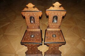 Staré Zámecké židle - 19.století ( Italie ) - 1