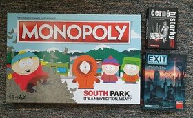 Prodám hry Monopoly, exit, černé historky