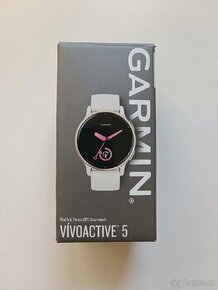 Garmin Vivoactive 5, Cream Gold/Ivory, silikonový pásek - 1