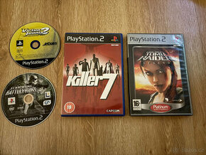 Hry na Playstation 2 - PS2 Tomb Raider, Killer 7, Star wars