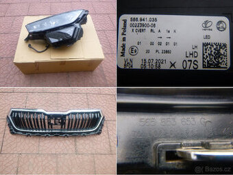 Škoda Kodiaq Lift LED světlo 566941035 maska 565853653C