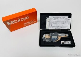 Digitální třmenový mikrometr MITUTOYO  0-25 s výstupem  IP65