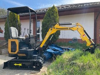 Bagr HN12C, mini bagr žlutý s dieslovým motorem