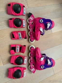 Detske koleckove brusle Oxelo 30-32 Decathlon+ chranice 2XS