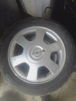 Prodám obuté ALU kola Opel Agila 155/65 R14
