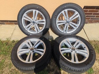 Alu disky 5x112 R18 + letní pneu 235/55/18 VW Tiguan - TOP