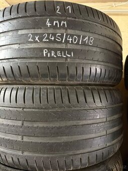 2 x letní pneu 245/40/18