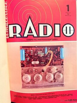 AMATÉRSKÉ RÁDIO , časopis, vyvázaný 10x