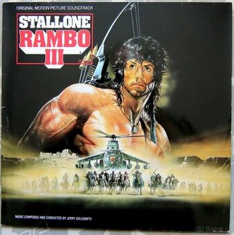 LP deska - original soundtrack - Rambo III (composed Goldsmi