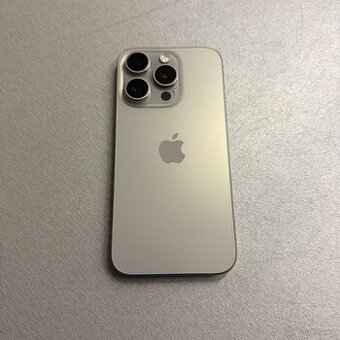 iPhone 15 Pro 256GB natural titan, rok záruka