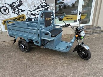 Elektrická pracovní tříkolka Cargo G1 1000W COC šedá