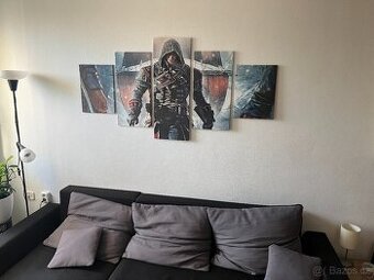 5 dílný obraz Assassins Creed Rogue