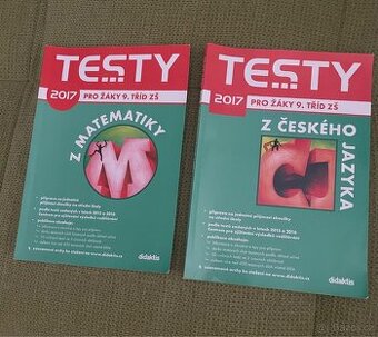 Testy z matematiky a českého jazyka pro žáky 9.tříd