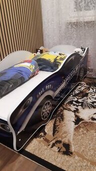 Dětská  postel policejní auto  160 x 80