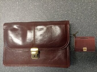 Pánská osobní kožená brašna