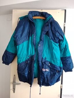 Zimní modrá bunda vel. M-L