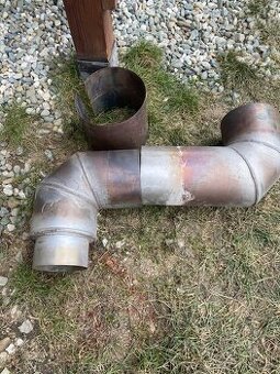 Koleno z kotle do kominu