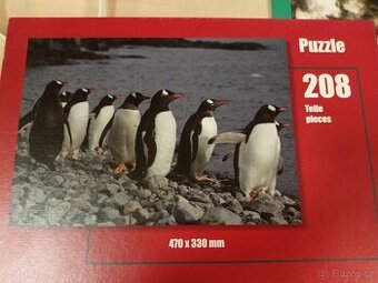 NOVÉ PUZZLE 208 DÍLKŮ,, TUČŇÁCI "