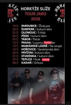 🎸 Predám 2 lístky na Horkýže Slíže – Kadaň 28.3.2026 🎸