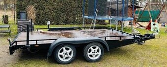 Přívěsný vozik Vezeko, speciální nízké plato 2x3m