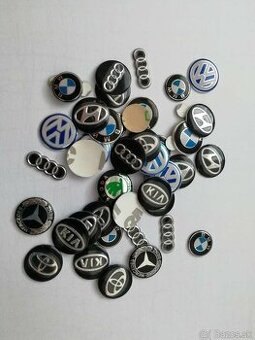 Nové ventilky na kolesá auta + tvrdené nálepky na kľuče