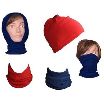 Čepice nákrčník šála čelenka fleecová