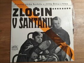LP / vinylová deska Zločin v Šantánu (Suchý, Šlitr)
