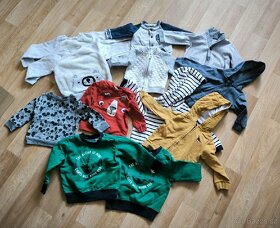 Mix oblečení 0-3 roky, fusaky a další potřeby
