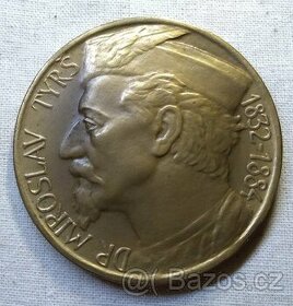 Veľmi vzácna Medaila Dr. Miroslav Tyrš 1932 - 50mm - 1