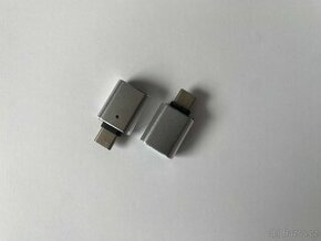 Redukce USB-C na USB-A, 3.2 (černá a stříbrná) - Nové