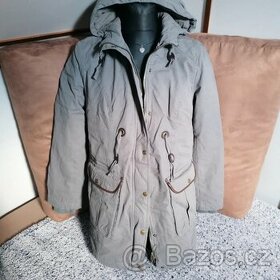 Bavlněná dlouhá bunda-kabátek vel.40-42