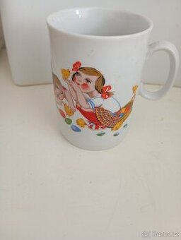 Retro dětský Velikonoční hrnek Czechoslovakia