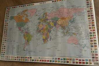 Podložka na stůl mapa 66x43