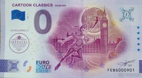 0 Euro Souvenir Petr Pan pouze 1000 ks